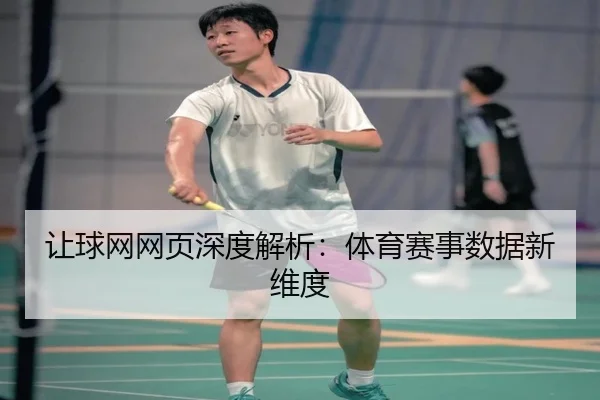 让球网网页深度解析：体育赛事数据新维度 - HTH